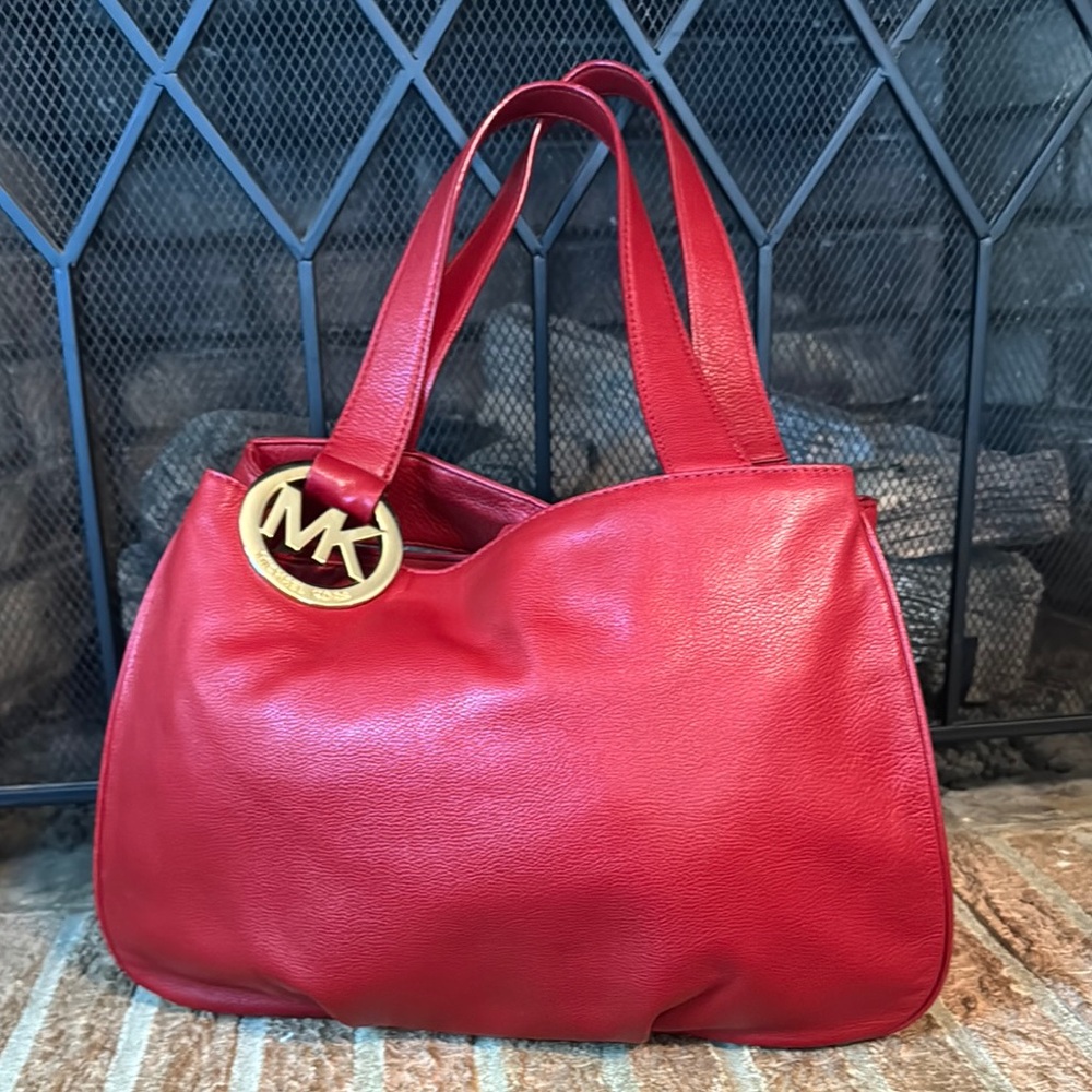 Michael Kors Fulton Large East West Leather Tote